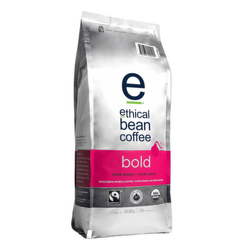 Ethical Bean - Whole Bean Bold Dark Roast