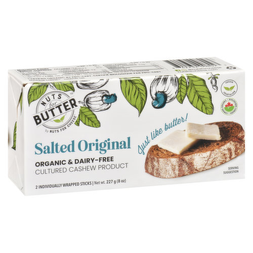Nuts For Butter - Cultured Cashew Salted Original Organic