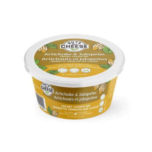 Nuts for Cheese - Artichoke Jalapeno Cashew Dip