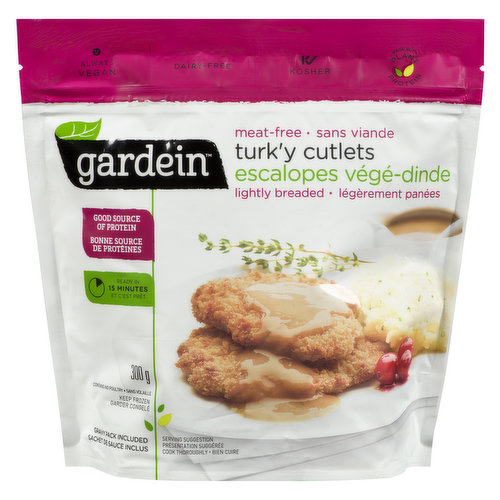 Gardein - Plant-Based lightly breaded Turk'y Cutlets