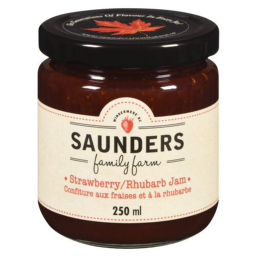 Saunders Family Farm - Strawberry Rhubarb Jam