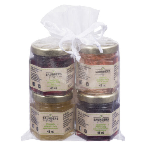 Saunders Family Farm - Jelly Gift Bag - 4 Pack