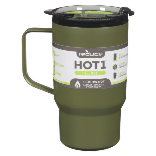 Reduce - Hot 1Coffee Mug Sage 18 oz