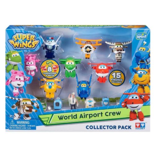 Super Wings - World Airport Crew Collector Pack