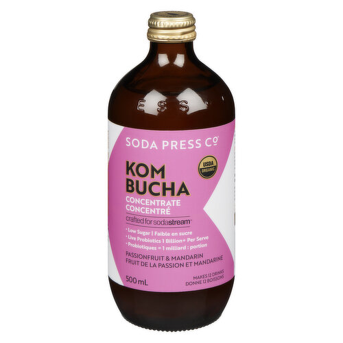 Sodastream - Sd Prss - Kombucha Passionfruit & Mandarin