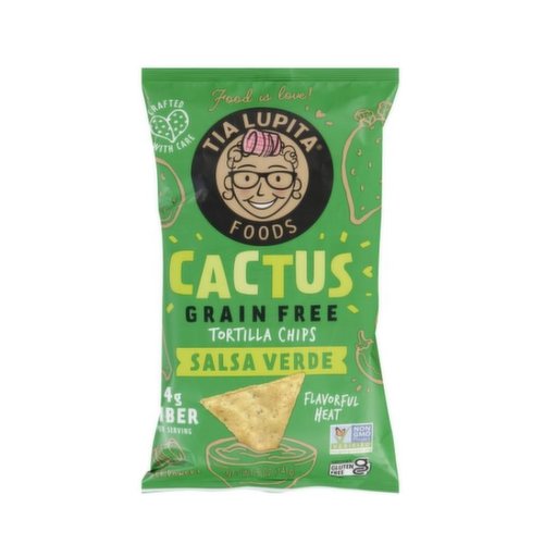 Tia Lupita Foods - Salsa Verde Cactus Tortilla Chips