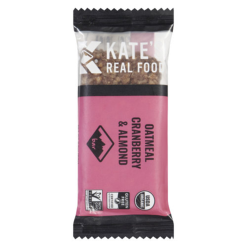 Kate's - Oatmeal Cranberry Almond Bar Organic