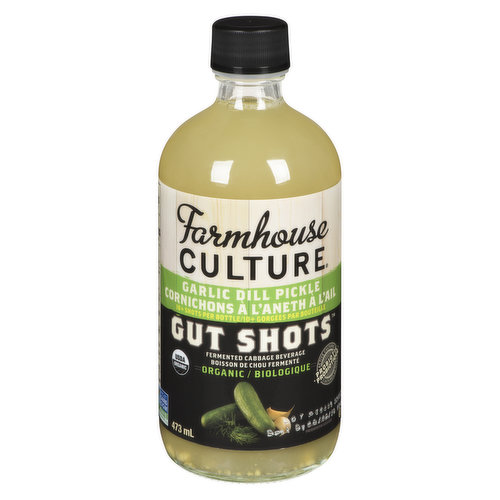 Farmhouse Culture - Gut Shot Fermented Veggie Drink Garlic Dill