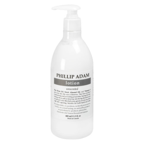 Phillip Adam - Unscented Lotion