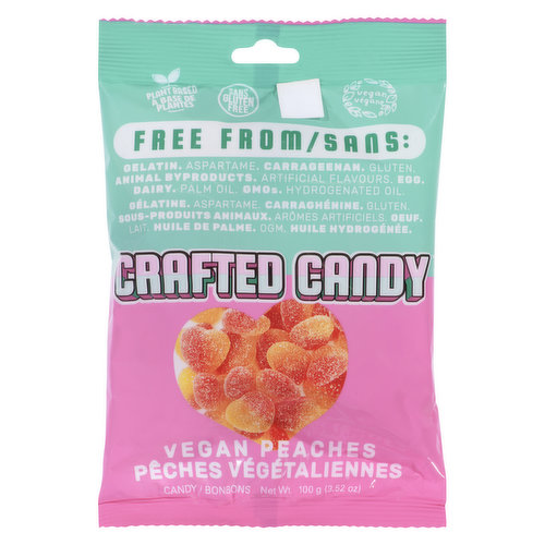 Crafted Candy - Candy Vegan Peaches