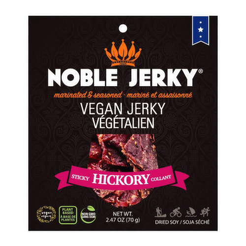 Noble Jerky - Plant Based Jerky Hickory