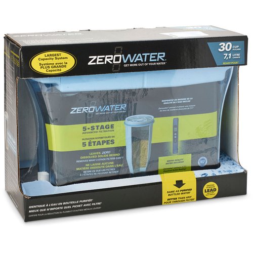 Removes virtually all total dissolved solids for the purest tasting water. 15 x 5.5 x 10.625 in.
