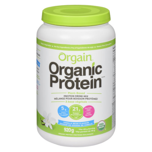 Orgain - Organic Protein Plant Based Protein Powder Vanilla