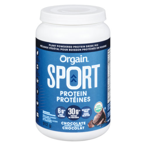 Power your workout with clean, organic protein. In search of protein for your next best workout? Sport Protein Powder is loaded with 30g of organic, plant-based protein, plus 5g of BCAAs. Comprised of a unique blend of organic, plant-based ingredients, including tart cherry, fermented turmeric and ginger, this powder is designed to support muscle recovery and reduce muscle soreness. Feel your absolute best, before and after a workout, with Orgain Sport Protein.