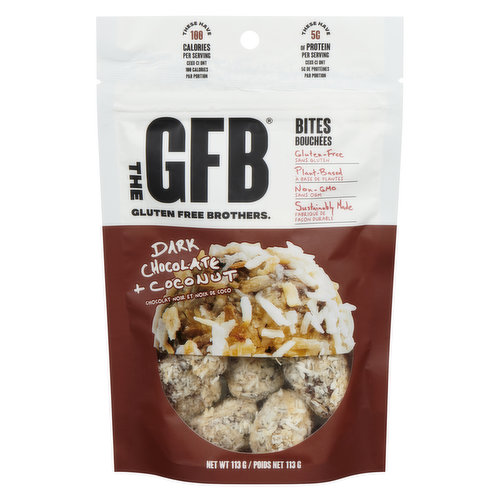 GFB - Dark Chocolate Coconut Bites