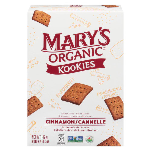 Marys Organic - Graham-Styled Snacks, Cinnamon