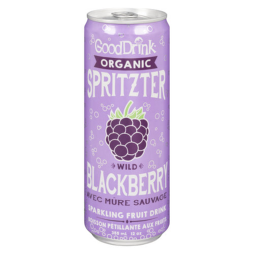 A crisp, sparkling fruit beverage that is perfectly sweet and tart with all the high standards of GoodDrink Family. Organic, Non GMO and ridiculously delicious.