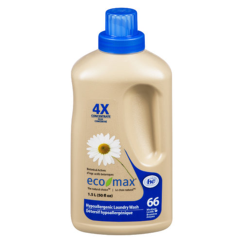 Ecomax - Laundry Wash Hypoallergenic 4X Concentrate