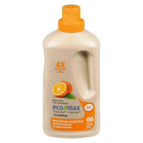 Ecomax - 4x Orange Laundry Wash