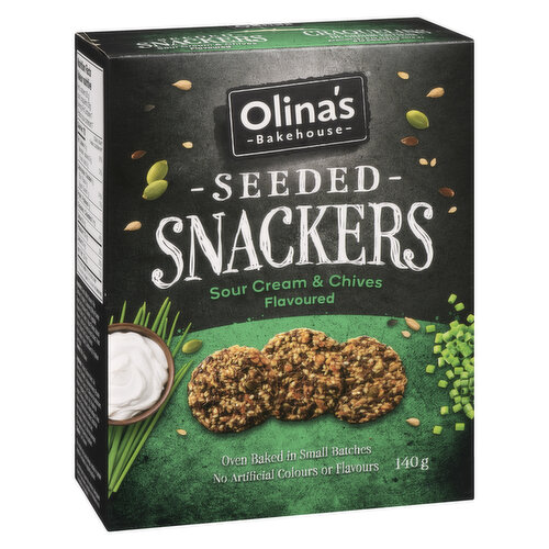 Olina's Bakehouse - Sour Cream Chives Snackers