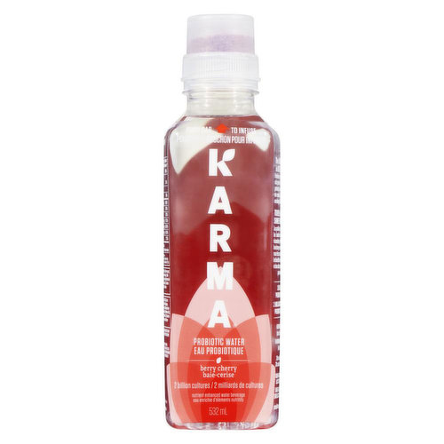 Karma Wellness - Probiotics Wellness Water, Berry Cherry