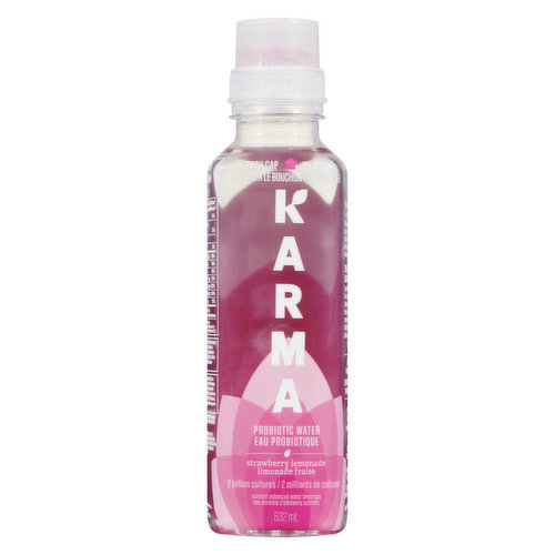 Karma Wellness - Prbtc Flvr Wtr Strawbrry Lemonade