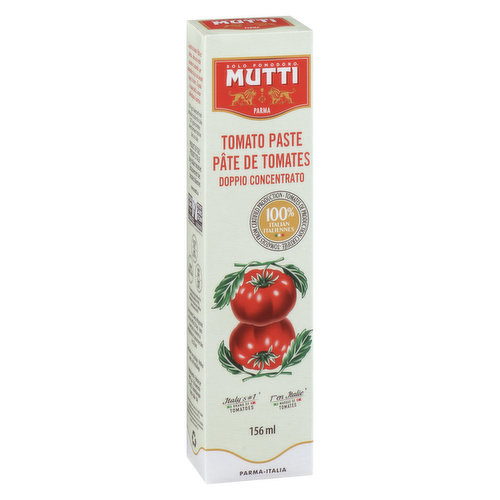 Imported Tomato Paste. 100% Italian.