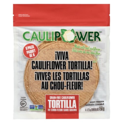 Caulipower Grain Free Cauliflower Tortillas