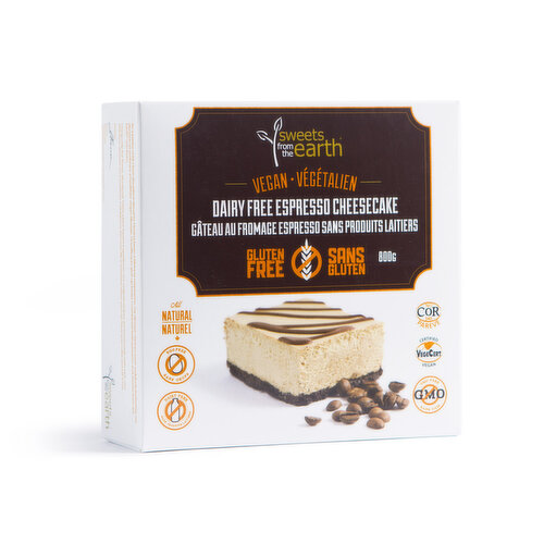 Sweets from the Earth - Gluten-Free & Dairy-Free Espresso Cheezecake