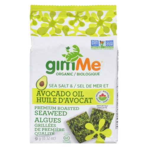 Buy gimMe Organic Roasted Seaweed Sushi Nori 23 g with same day