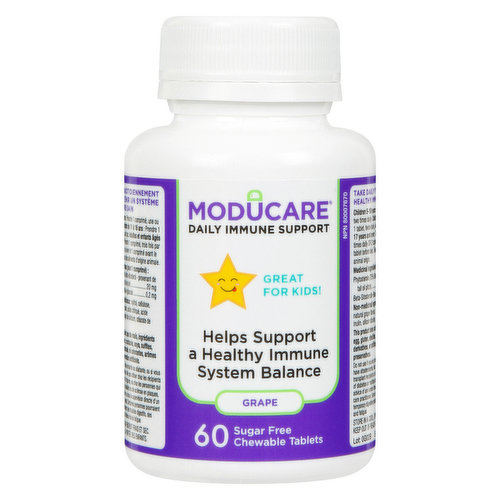 Moducare - Kids Daily Immune Support Grape Chewable