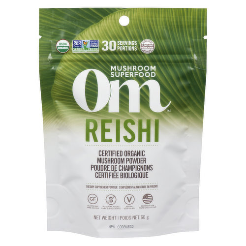 Om - Reishi Mushroom Superfood Powder