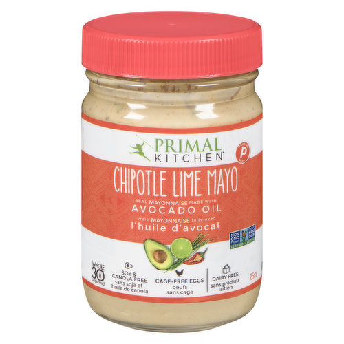 Primal Kitchen - Avocado Oil Mayo - Chipotle Lime