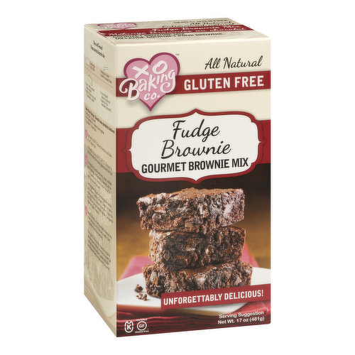 XO Baking Co. - Gluten Free Fudge Gourmet Brownie Mix