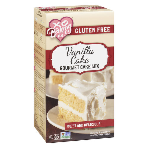 XO Baking Co. - Gluten Free Vanilla Gourmet Cake Mix