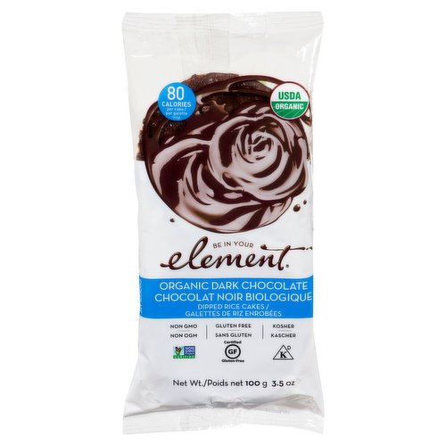 Element - Rice Cakes - Organic Dark Chocolate