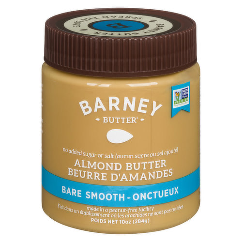 Barney Butter - Almond Butter Smooth No Salt Added