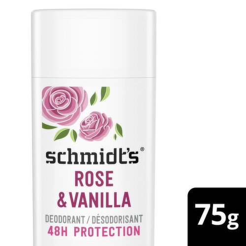 Schmidt's - Natural Deodorant - Rose & Vanilla