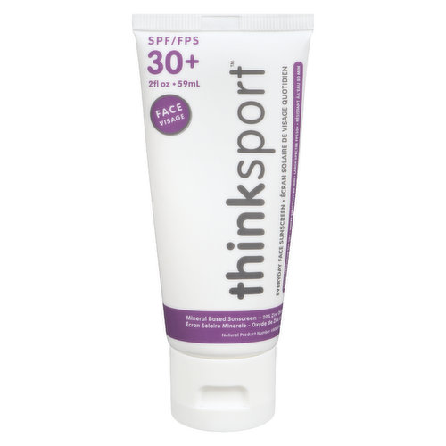 Thinksport - Sunscreen Everyday Face SPF 30+