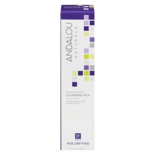 Andalou Naturals - Apricot Probiotic Cleansing Milk - Age Defying