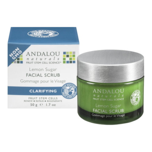 Andalou Naturals - Lemon Sugar Facial Scrub Clear Skin