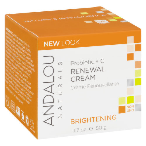 Andalou Naturals - Probiotic +C Renewal Cream - Brightening