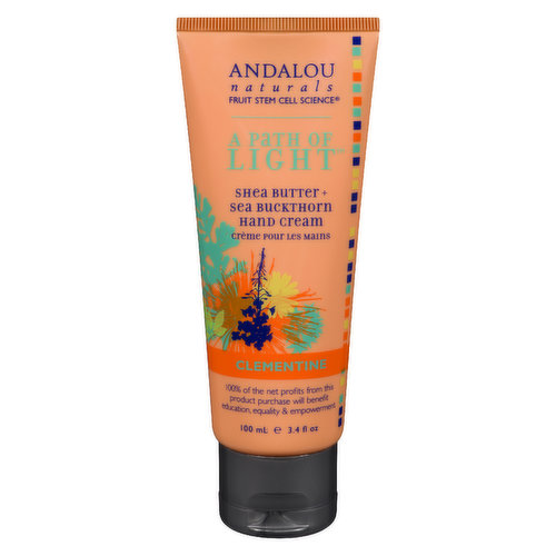 Andalou Naturals - Hand Cream Shea Butter & Cocoa Butter Clementine