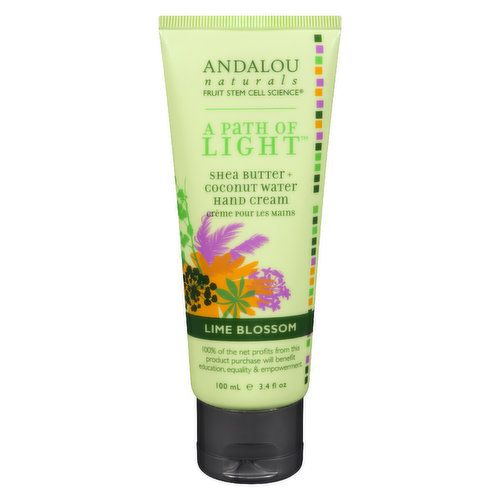 Andalou Naturals - Hand Cream Lime Blossom