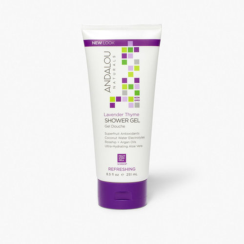 Andalou Naturals - Andlou  Shower Gel Lavender Thyme