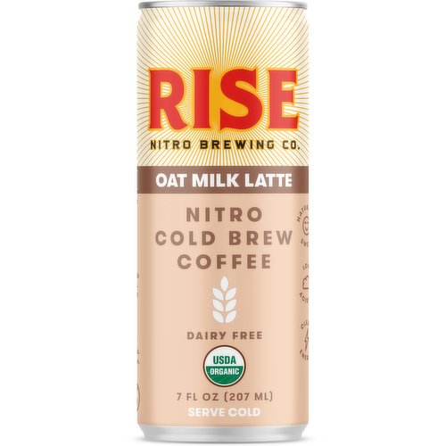 Brew Oat Milk - Nitro Cold Brew Coffee Oat Milk Latte