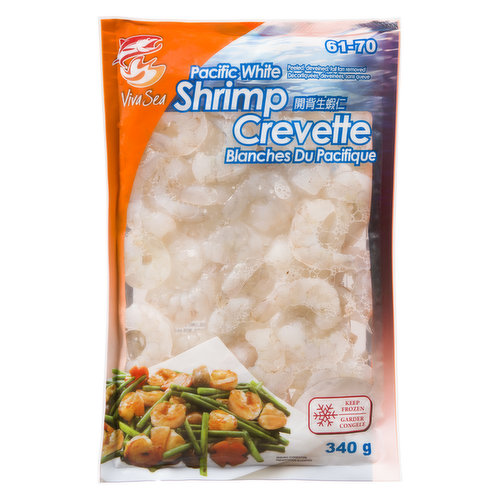 Viva Sea - Frozen Pacific White Shrimp - 61/70, Frozen