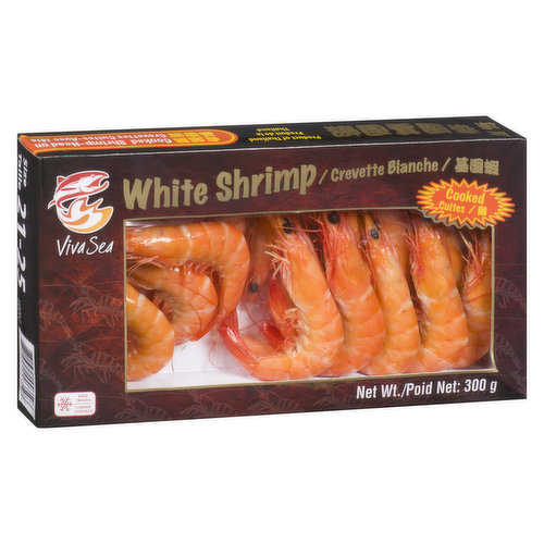 Viva Sea - Cooked White Shrimp - 21/25
