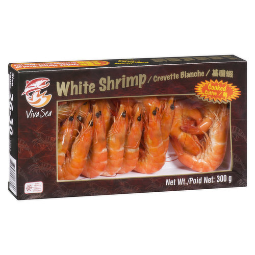 Viva Sea - Cooked White Shrimp, Frozen