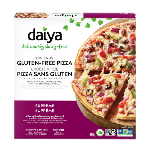 Daiya - Dairy Free Supreme Gluten Free Pizza